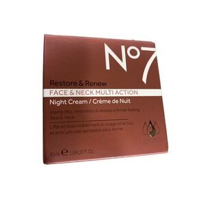 No7 Restore & Renew Multi Action Night Cream Face & Neck- 1.69 oz , 50 ML